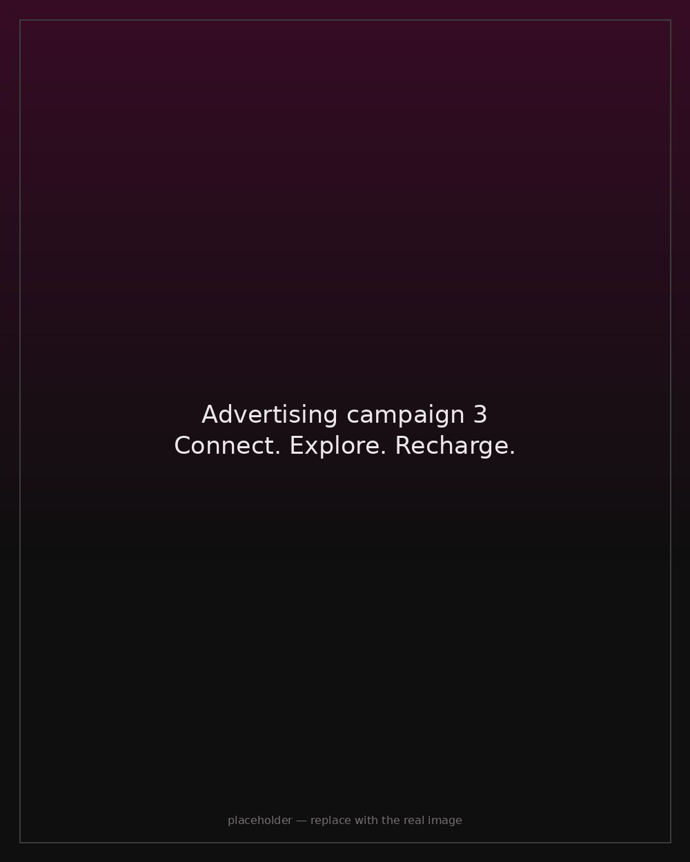 Haymarket Hub Hotel advertising campaign — Recharge