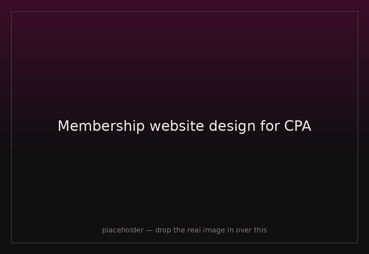 CPA membership website